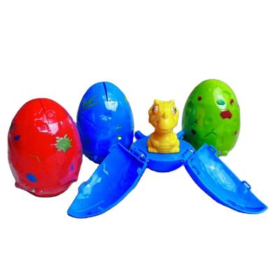 China Cartoon Toys Luminous collision deformation dinosaur egg cute bite finger bite finger Rex blind box simulation animal model candy toy for sale