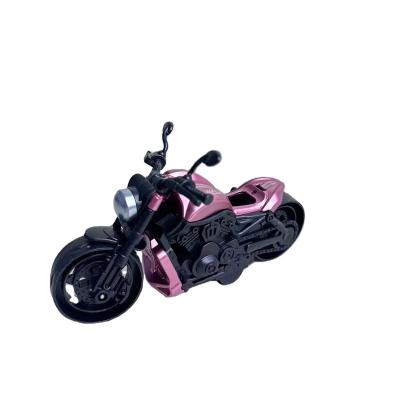 China Cartoon Toys Simulation iron riding motorcycle motorcycle return alloy model racing boy children's toy gift candy toys for sale