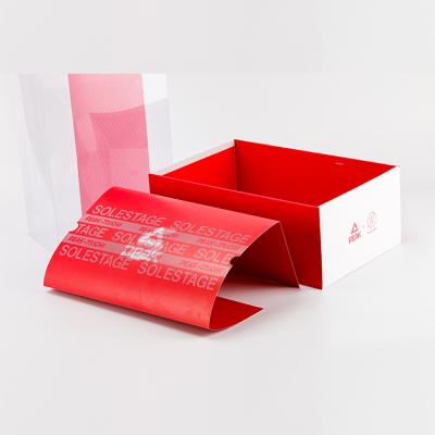 China Recyclable Wholesale Shoe Boxes Packag With Custom Logo for sale