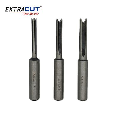 China Wood Drilling Four Flute HSS Slotting Drill Bits For Drilling Holes Wood Slots for sale