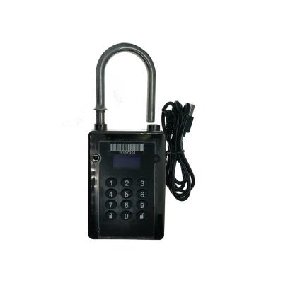 China 4G GPS Remote Control padlock with real time location tracking and operation report for sale