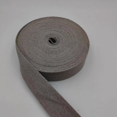 China Customized Colors Hemp Weaving Straps with Herringbone Pattern from Fabric Suppliers for sale