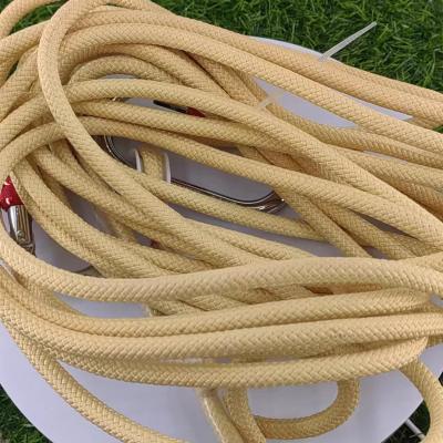 China Strong and Enduring Aramid Braided Flame Retardant Rope for Heavy-Duty Applications for sale