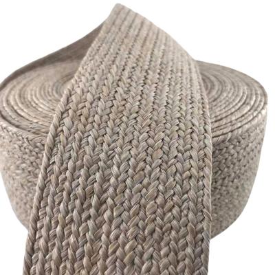 China Andere beige speciale zijdegrasgordel rollen 50*50*8cm plain custom wide webbing Te koop