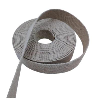 China Production of Customized Colors Pure Hemp Garment Webbing with Plain Design for sale