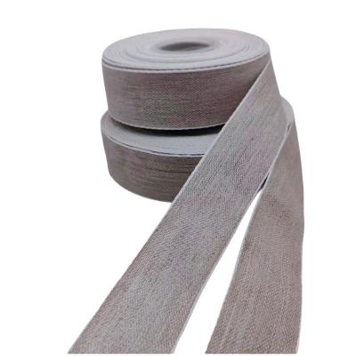 China Eco-friendly Linen Ribbon for Wedding and Christmas Decor Support 7 Days Sample Order for sale