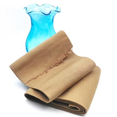 China Breathable 22cm Wide Webbing Polyester Latex Cotton Elastic Cloth for Shoes and Boots for sale