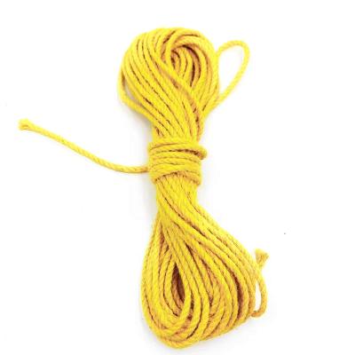 China Advantageous 2.5mm Twisted Colored Jute Rope for Sewing Clothes and Garment Accessories for sale