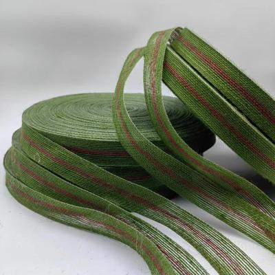 China Customizable Width Green Jute Webbing The Perfect Addition to Your DIY Decoration for sale