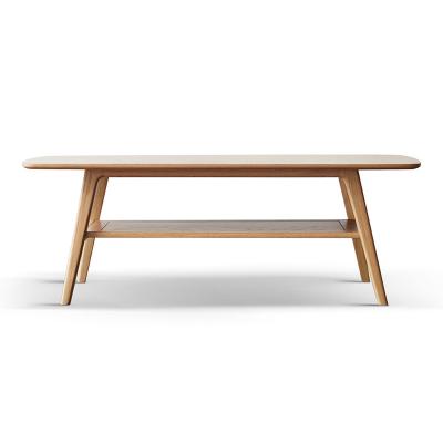 China (Other) Nordic small tea table simple coffee table family living room adjustable solid wood tea table for sale