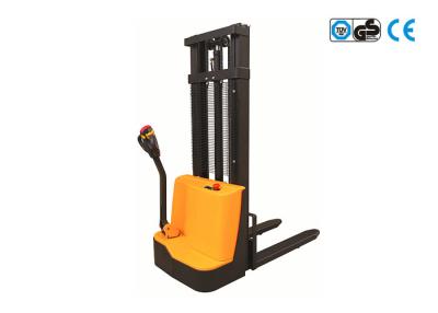 China 1.5 Ton Electric Ride On Pallet Stacker With Curtis Controller And High Strength Steel for sale