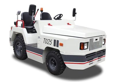 China White Aircraft Tow Tractor High Efficiency 23kw Self Diagnosis With Curtis Controller for sale