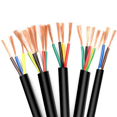 China Rvv 2 3 4 5 6 A.W.G. Gauge PVC Flexible Copper IEC Power Cable core 60227 53 RVV for sale