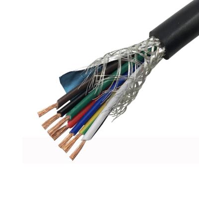 China Waterpoof RVVP 7 Core 0.3 0.5 0.75 1 PVC Electrical Wire Flexible Copper Shielded Cables 1.5 2.5 4 6 mm2 for sale