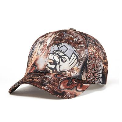 China JOINT Graffiti Sublimation Printed Polyester Baseball Cap Men Women Men Women Gorras Hip Hop Snapback Hats for sale