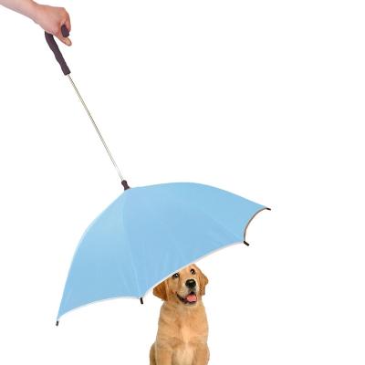 China Minimalist Pet Umbrella Recycling Umbrella Chinese Leash Dog Umbrella for sale