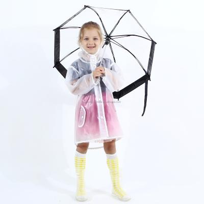 China Clear Transparent Kids Umbrella Children Bubble Kids Umbrella Dome Umbrella Minimalist Transparent Transparent Kids Umbrella for sale