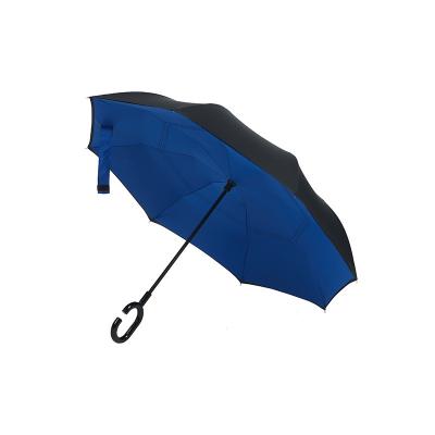 China Designer Minimalist Straight Umbrella Bulk Manual Invert Reverse Umbrella for sale