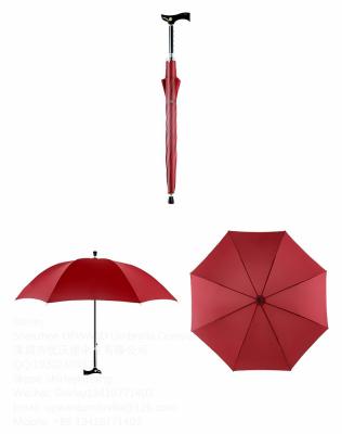 China Umbrellla Walking Stick Umbrella Straight Cane With Umbrella Rain Walker Umbrella for sale