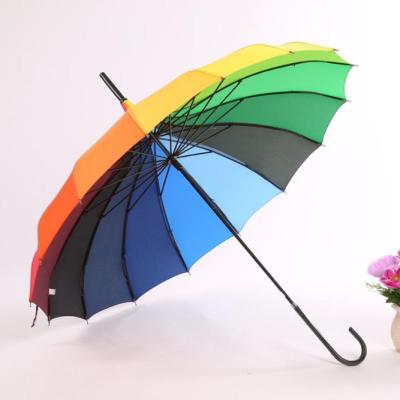 China Umbrella Minimalist Pagoda Rainbow Custom Logo Printing Hot Sale Rainbow Umbrella for sale