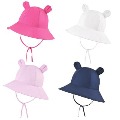 China Character Custom Colors Cute Sun Hat Outdoor Bucket Hat Leisure Children Summer Spring Hat for sale