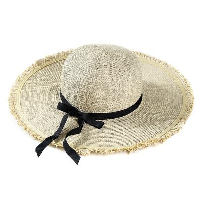 China Summer Straw Beach Hat Women Sun Straw Panama Hat Daily Life Manufacturer New Arrival Factory Price for sale