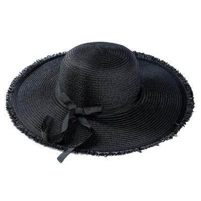 China Daily life new product discount top fasion big brim female straw hats big sun straw hats for sale for sale