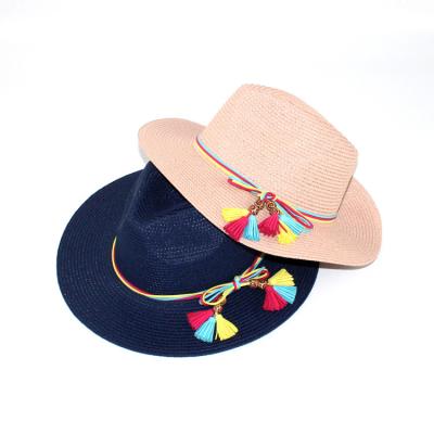 China Daily life women wide brim summer beach sun hat soft straw hat sales directly for sale