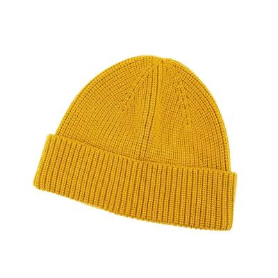 China Wholesale Character Fashion Colors Embroidered Logo Men Fisherman Women Knit Trawler Wool Winter Beanie Warm Hat for sale