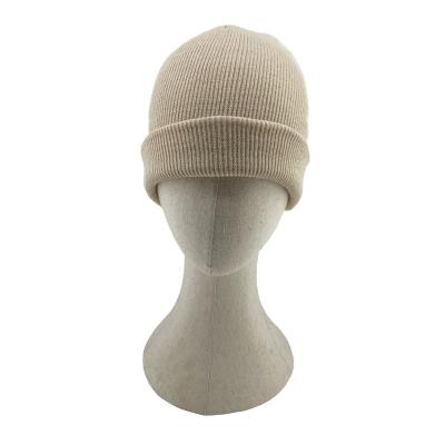 China Pure Warm Acrylic Border Lovers COMMON beige color and winter control unisex color ski hat autumn cold knitting cap for sale