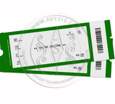 China Anti-Counterfeit Hot Hot Factory Selling Airline Flight Ticket Printing /Airline Boarding Pass Printing for sale