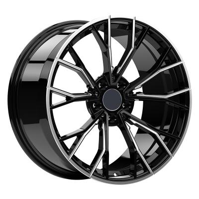 China Aluminum Made in china cheap price multi spoke Forked 5*112 5*130 heavy duty forged wheels sports wheel for sale