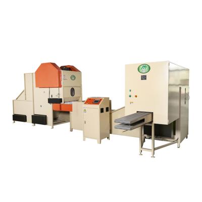 China Home Textiles New Technology Automatic CNC Roll Pillow Filling Machine Line for sale