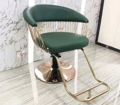 China Fashion design salon traditional red simple barber chair for man hairdressing for sale