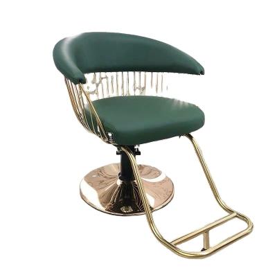 China Fashion design salon traditional red simple barber chair for man hairdressing for sale