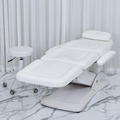 China Modern Beauty Salon Furniture Massage Bed Beauty Bed With CE 3 Motor Electric Lifted Tattoo Chair Customized Color for sale