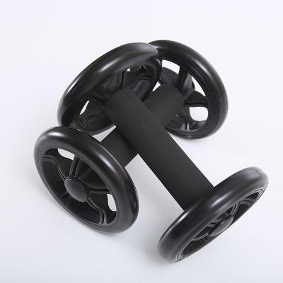 China Multifunctional Body Building Home Gym Strength Training AB Wheel Exercise Roller Abdominal Wheel 4 Wheel for sale