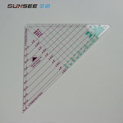 China Plastic Acrylic Straight Custom Sewing Acrylic Quilting Ruler for sale