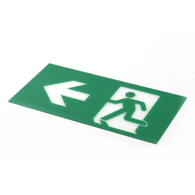 China Wholesale Indication Sign Wall Mount Acrylic Fire Emergency Exit Sign Hanging Sign Board For Sale for sale