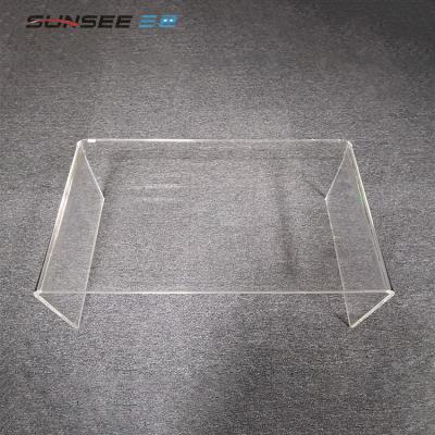 China Best Selling Living Room Dining / Or Office Modern Designer Glass Top Transparent Furniture Acrylic Coffee Table Made In China for sale