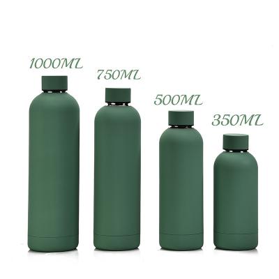 China Customized Fitness 350ml Large Capacity Vacuum Hot Water Bottle Stainless Steel Sports Portable Insulated Thermoses for sale