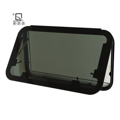 China Ventilate car window 30-80-mm thick factory direct best rv glass variegated window for sale