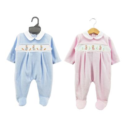 China Longsleeve Factory Sell High Quality 100% Cotton Baby Romper Infant Onesie Romper Overalls With Cute Pattern for sale