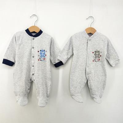 China Longsleeve Factory Sell High Quality 100% Cotton Baby Romper Infant Onesie Romper Overalls With Cute Pattern for sale