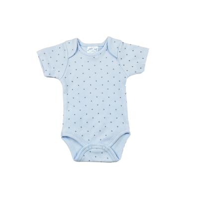 China High Quality Short Interlock Cotton Sleeeves Soft Cool 100% Single Baby Romper Jumpsuit for sale