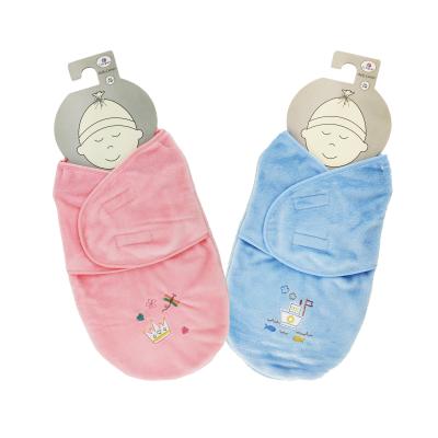 China 2 Colors Polyester Antibacterial Cute Warm Breathable Gear 100% Newborn Baby Sleeping Bag for sale