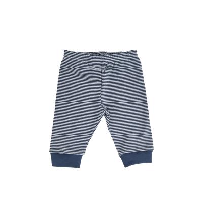 China Breathable 100% Cotton Navy Blue Cotton Navy Style Summer Baby Pants Baby Clothes for sale