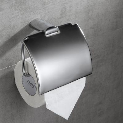 China Kaiiy Factory Bathroom New Product Stainless Steel Good Quality Modern Hanging Toilet Paper Holder With Shelf Roll Paper Holder for sale