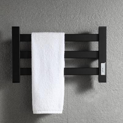 China KAIIY Modern Wall Mounted Towel Heater Bathroom Accessories Heater Warmer Heated Rack Electric Towel Rack for sale