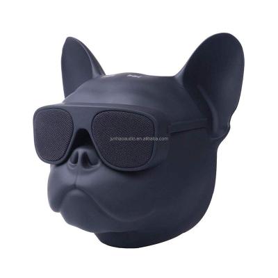 China Cute Small Tooth Speaker Blue Bulldog Wireless Speaker Cute Speaker for sale